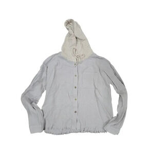 Nwt Hem & Thread Back To The Beach Gauze Hoodie sz L